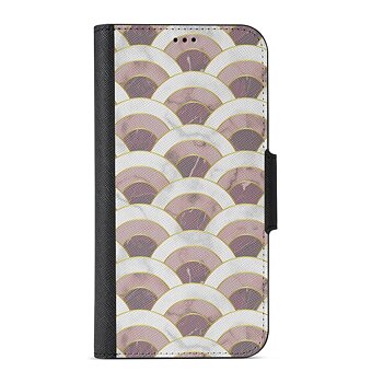 Naive iPhone 6 Plus / 6s Plus Wallet Case- Pink Marble Wave