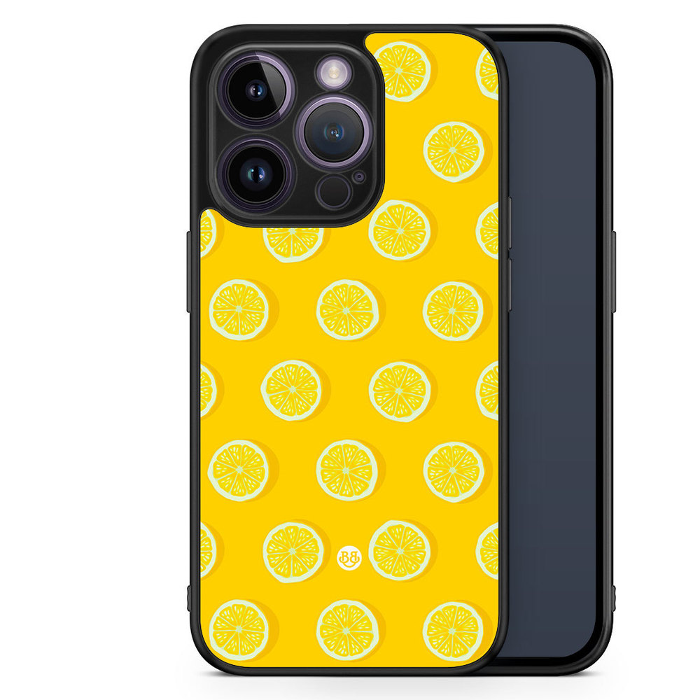 iPhone 14 Pro Case - Lemon Pattern