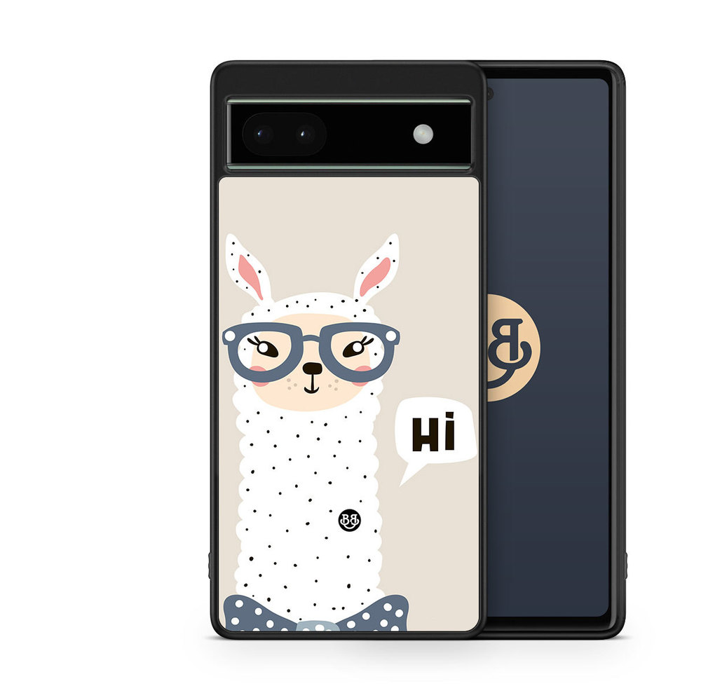 Google Pixel 6a Case - Cute Lama