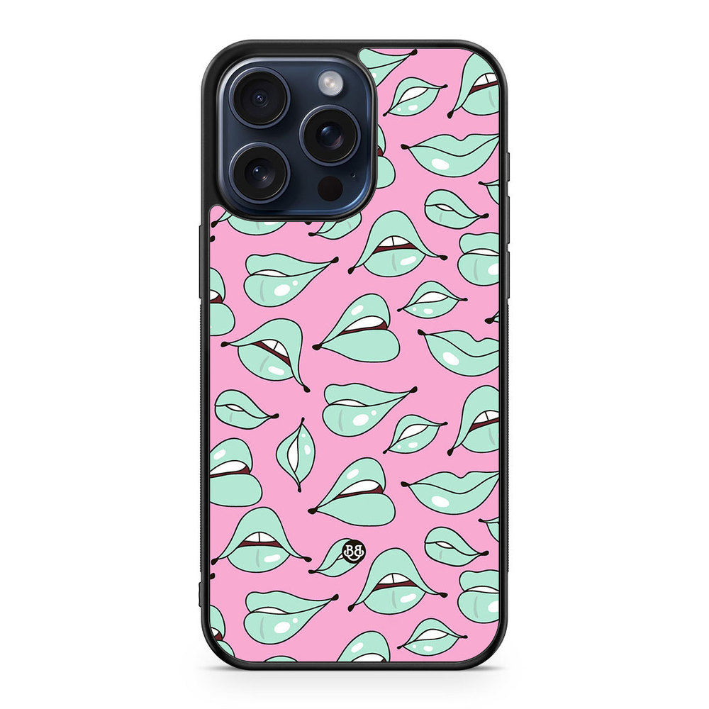 iPhone 15 Pro Max Case - Green Lips