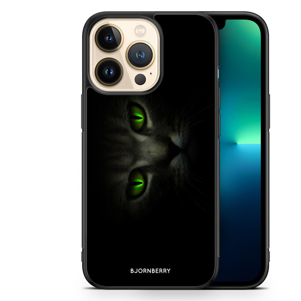 iPhone 13 Pro Case - Green Cat Eyes
