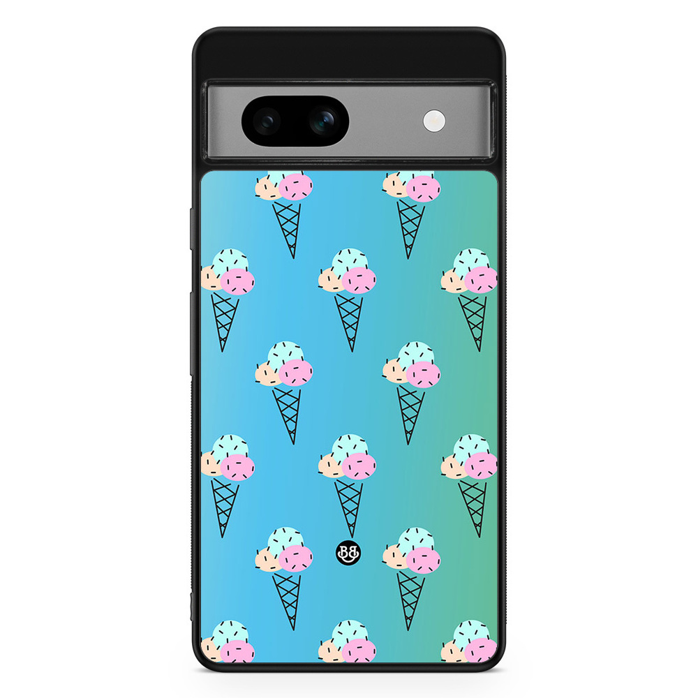 Google Pixel 7a Case - Ice Cream Pattern