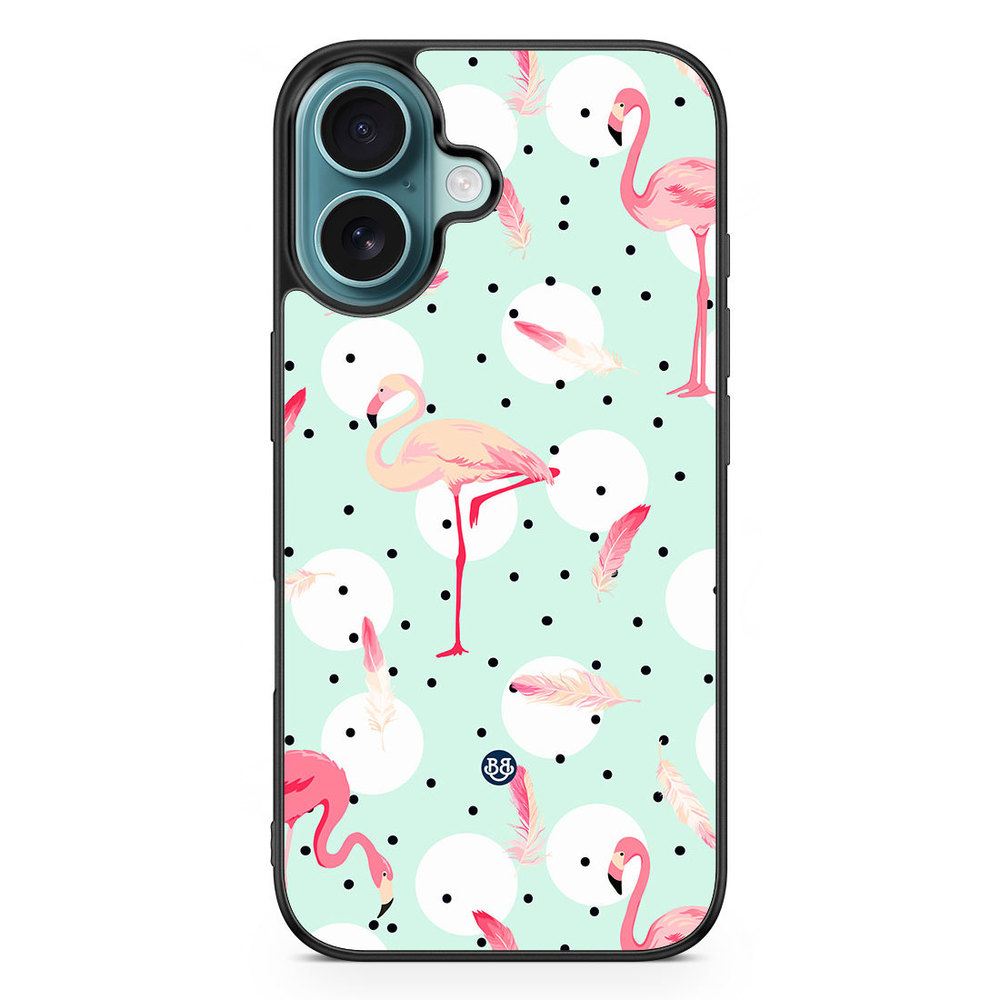 iPhone 16 Case - Flamingos