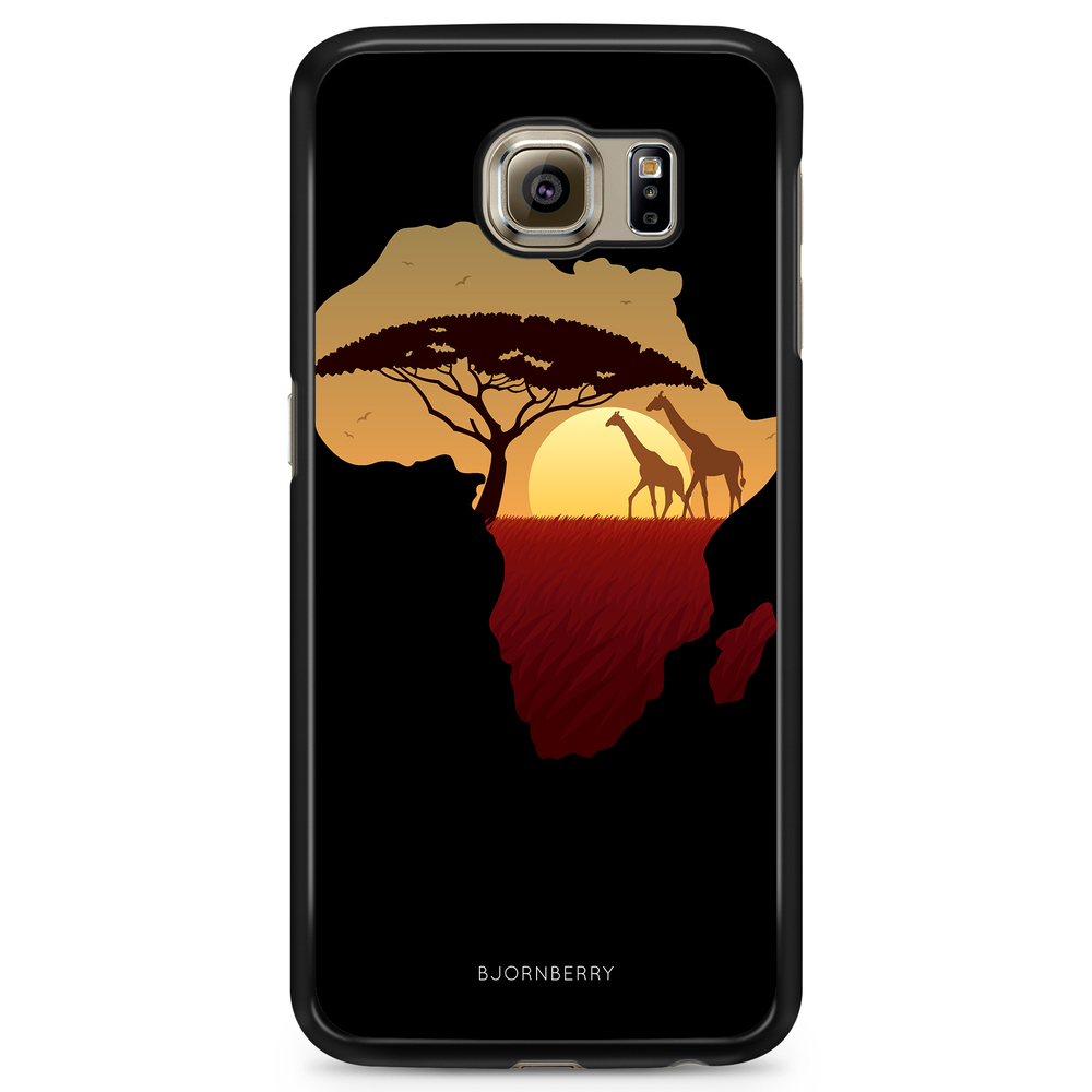 Samsung Galaxy S6 Edge Case - Africa Black