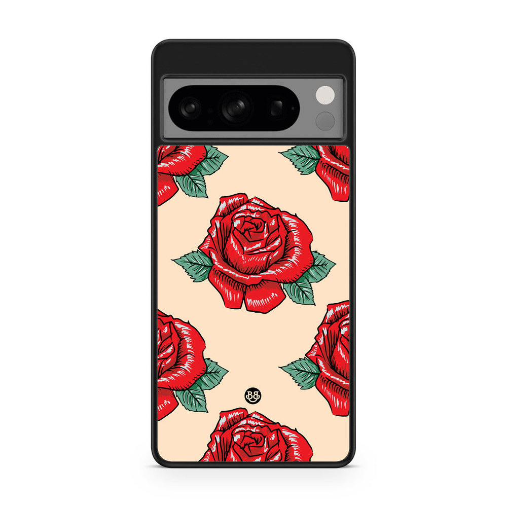 Google Pixel 8 Pro Case - Rose Pattern