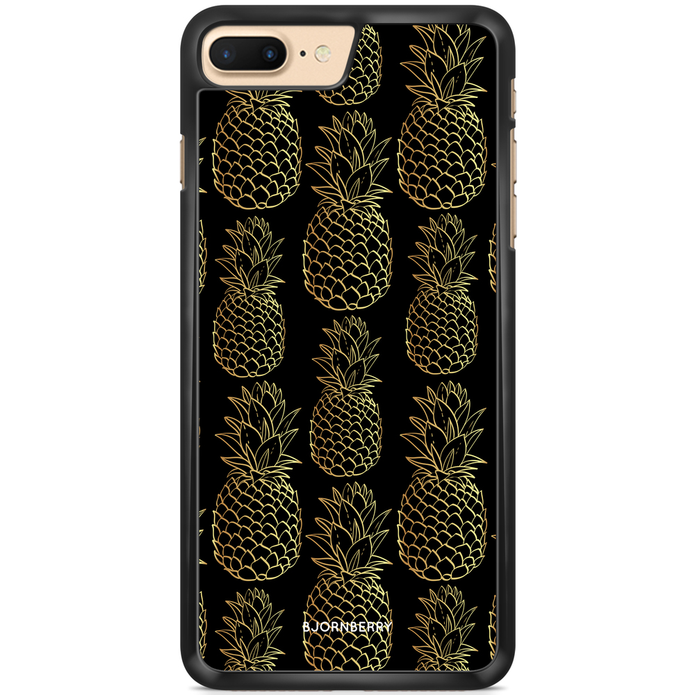 iPhone 7 Plus Case - Gold Pineapples