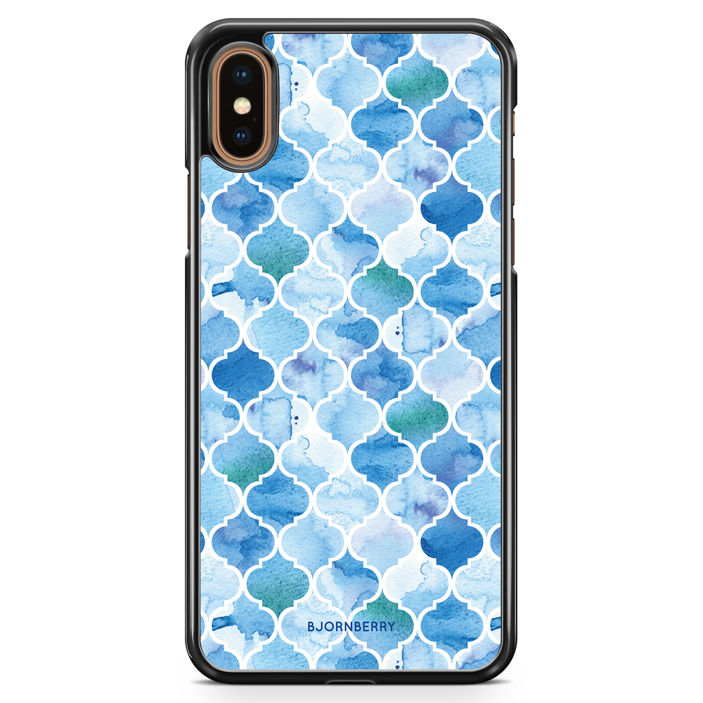 iPhone XS Max Case - Watercolour Moroccan