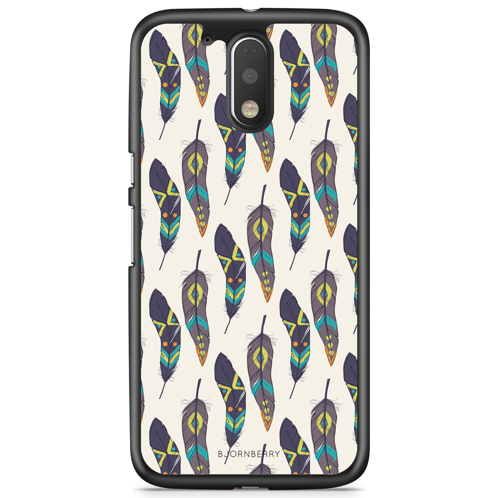 Moto G4/G4 Plus Case - Ethnic Feathers