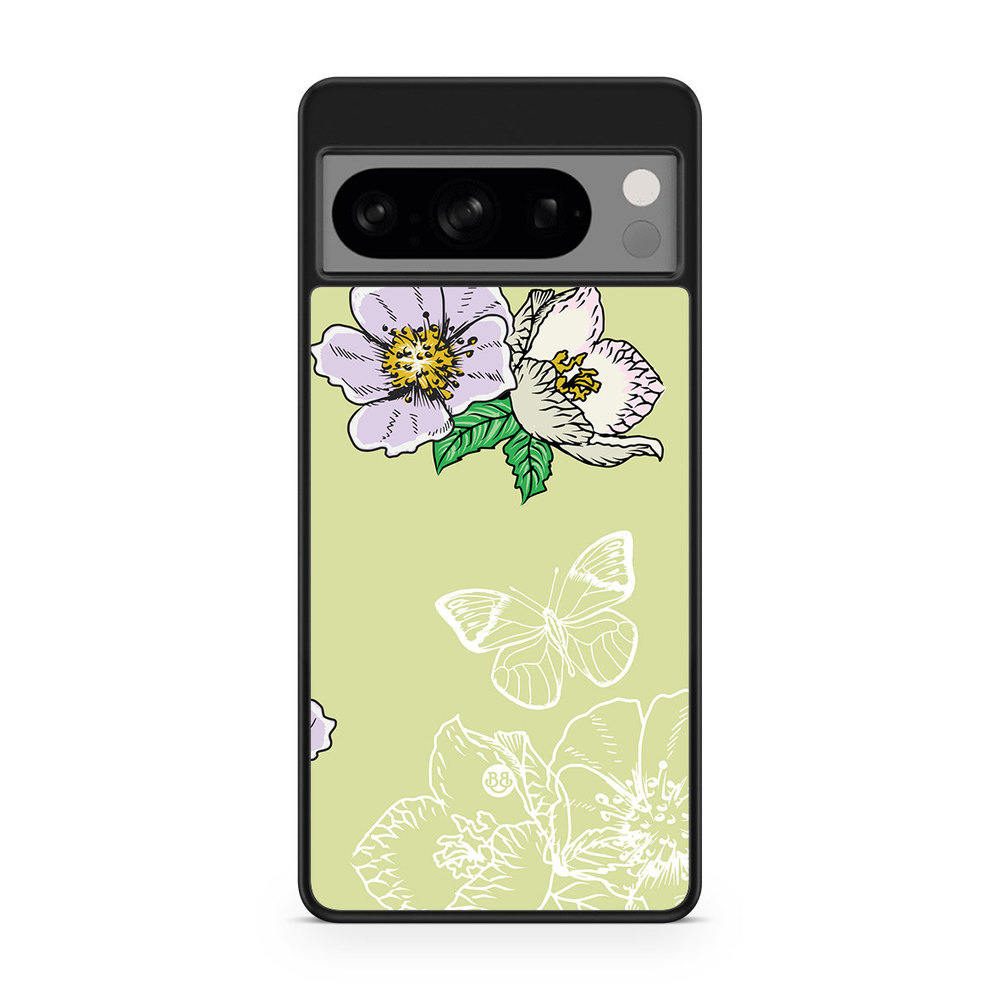 Google Pixel 8 Pro Case - Butterfly Flower