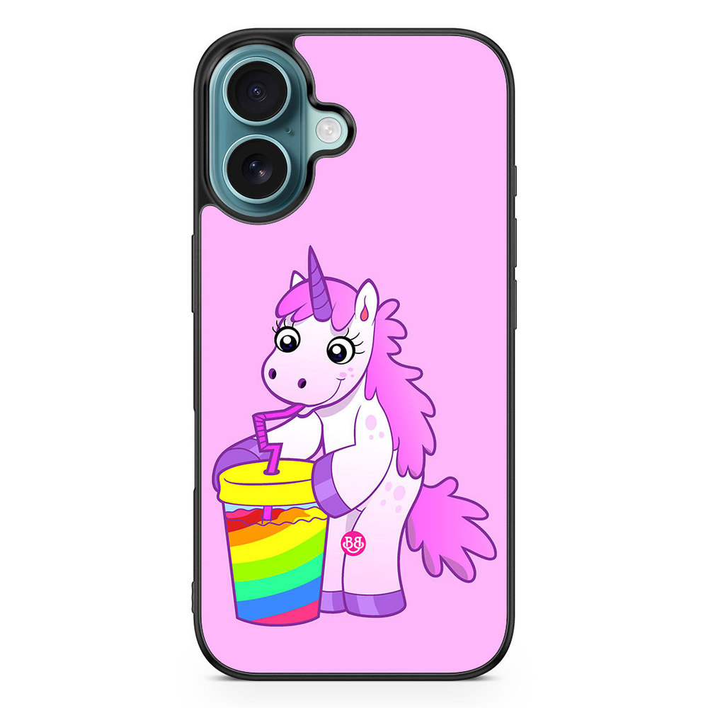 iPhone 16 Case - Drinking Unicorn
