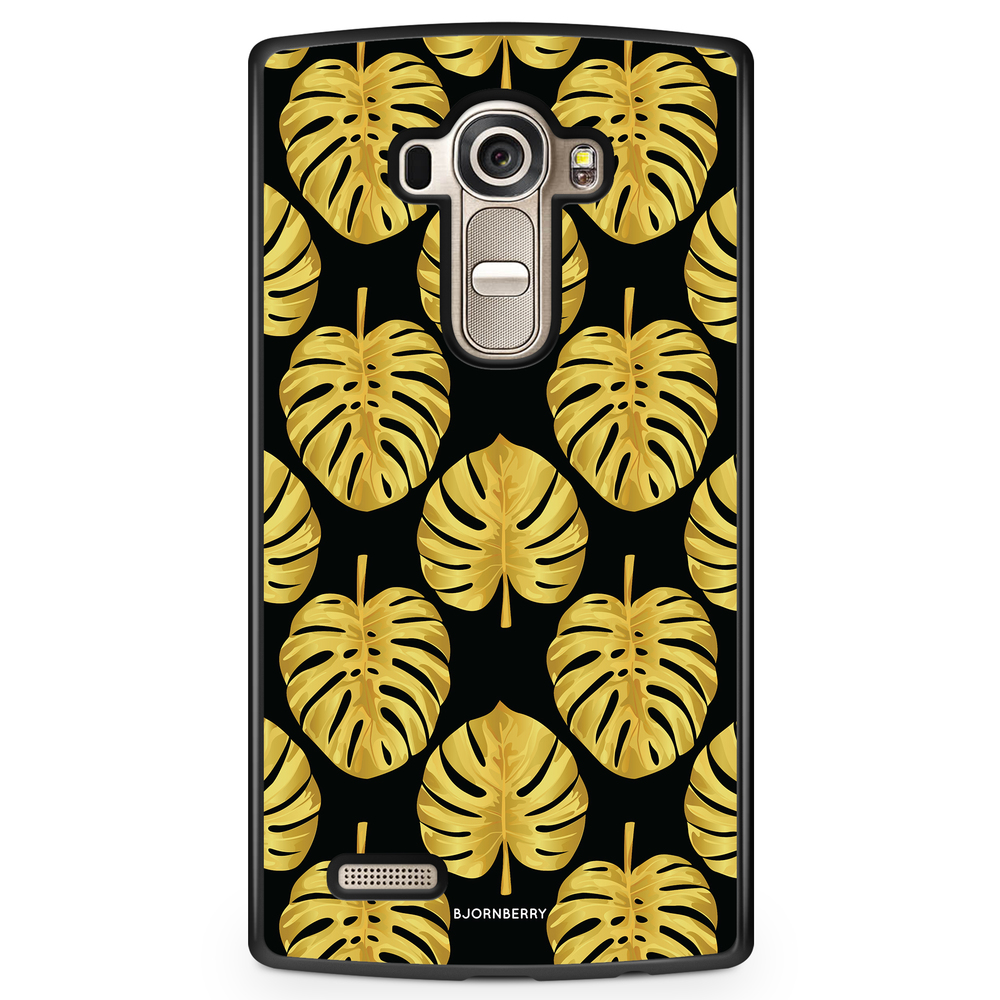 LG G4 Case - Gold Monstera