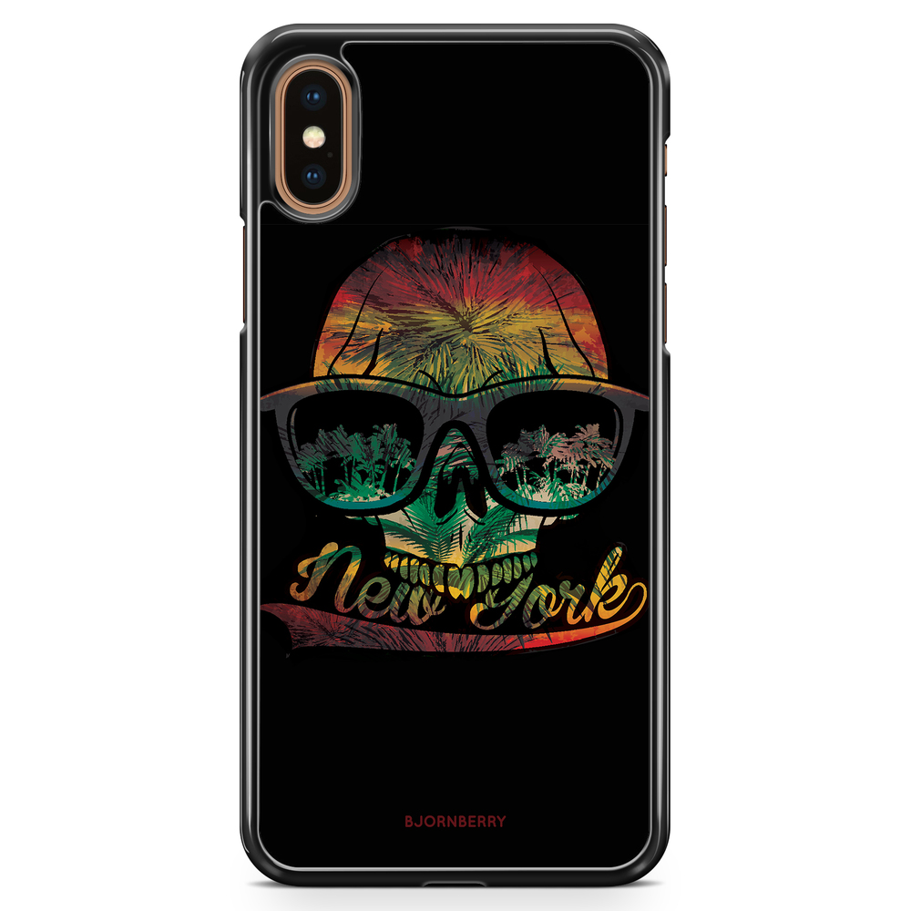 iPhone XS Max Case - New York Skull