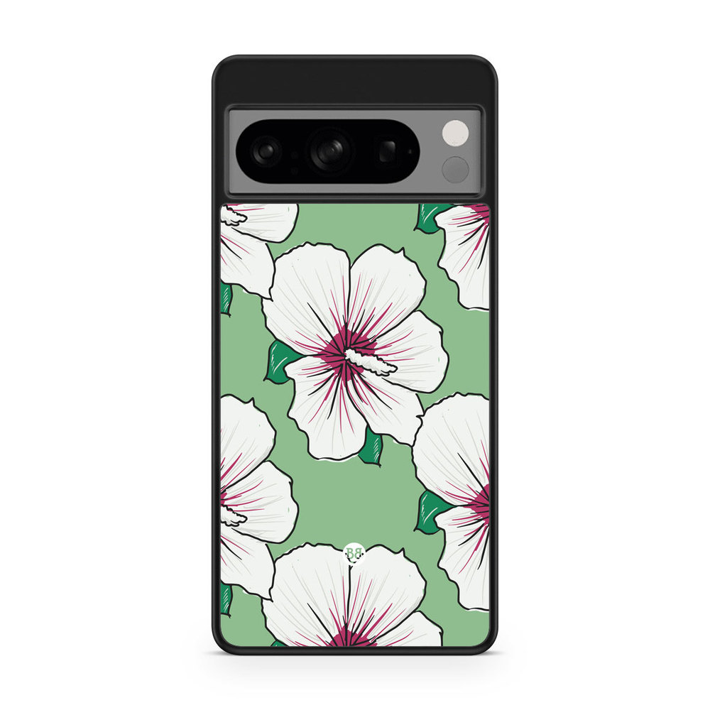 Google Pixel 8 Pro Case - Creamy White Flowers