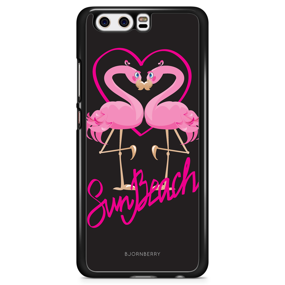 Huawei P10 Plus Case - Sun Beach Flamingo