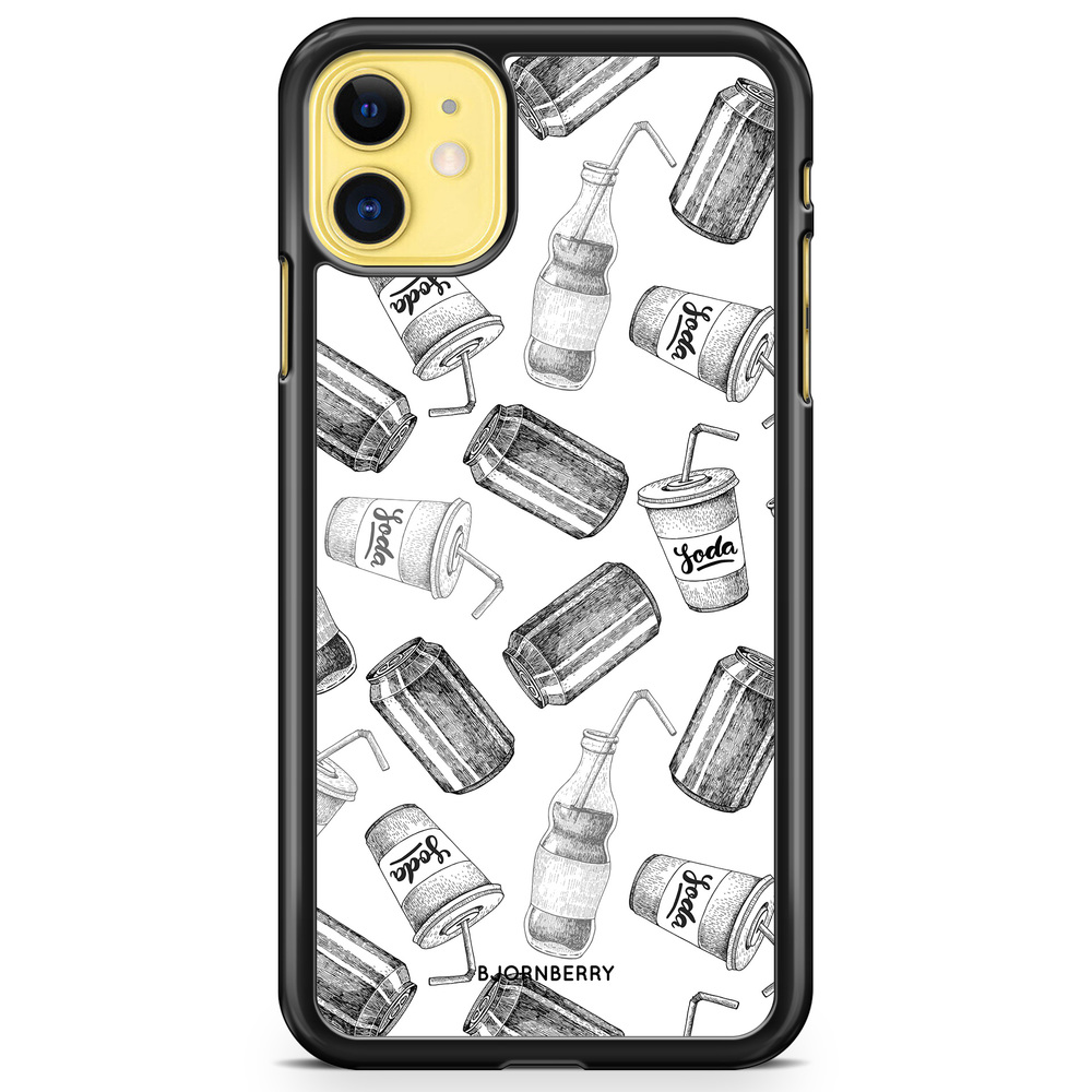 iPhone 11 Case - Soda Black & White