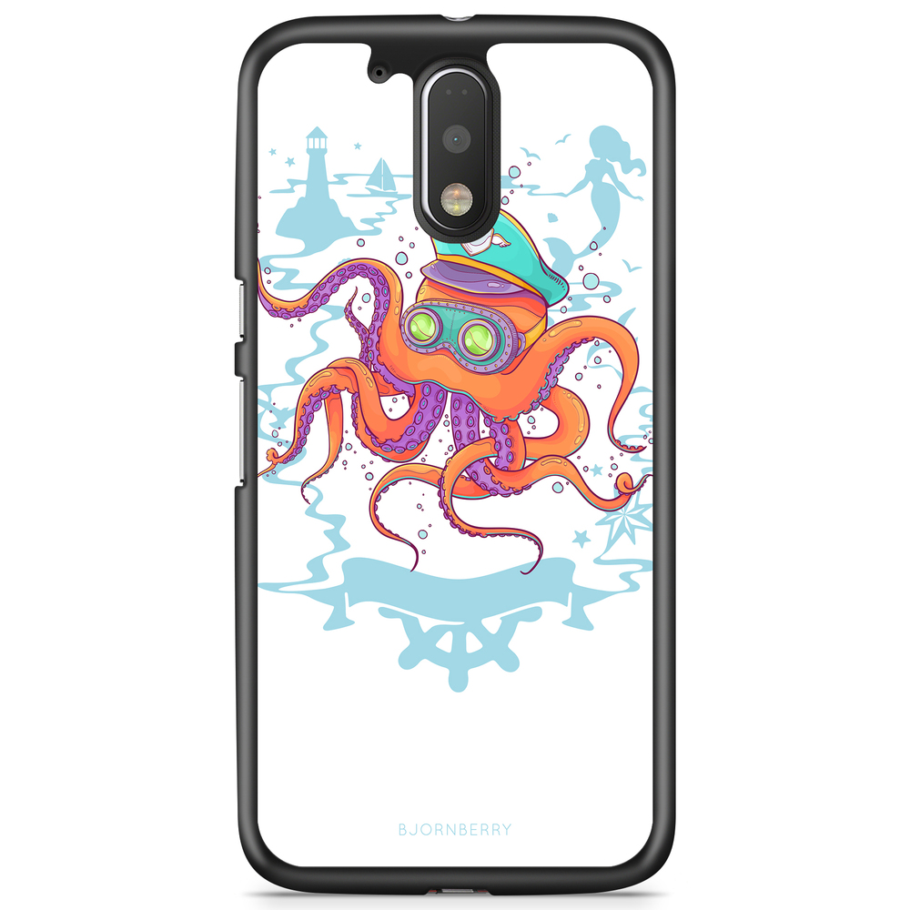 Moto G4/G4 Plus Case - Captain Octopus