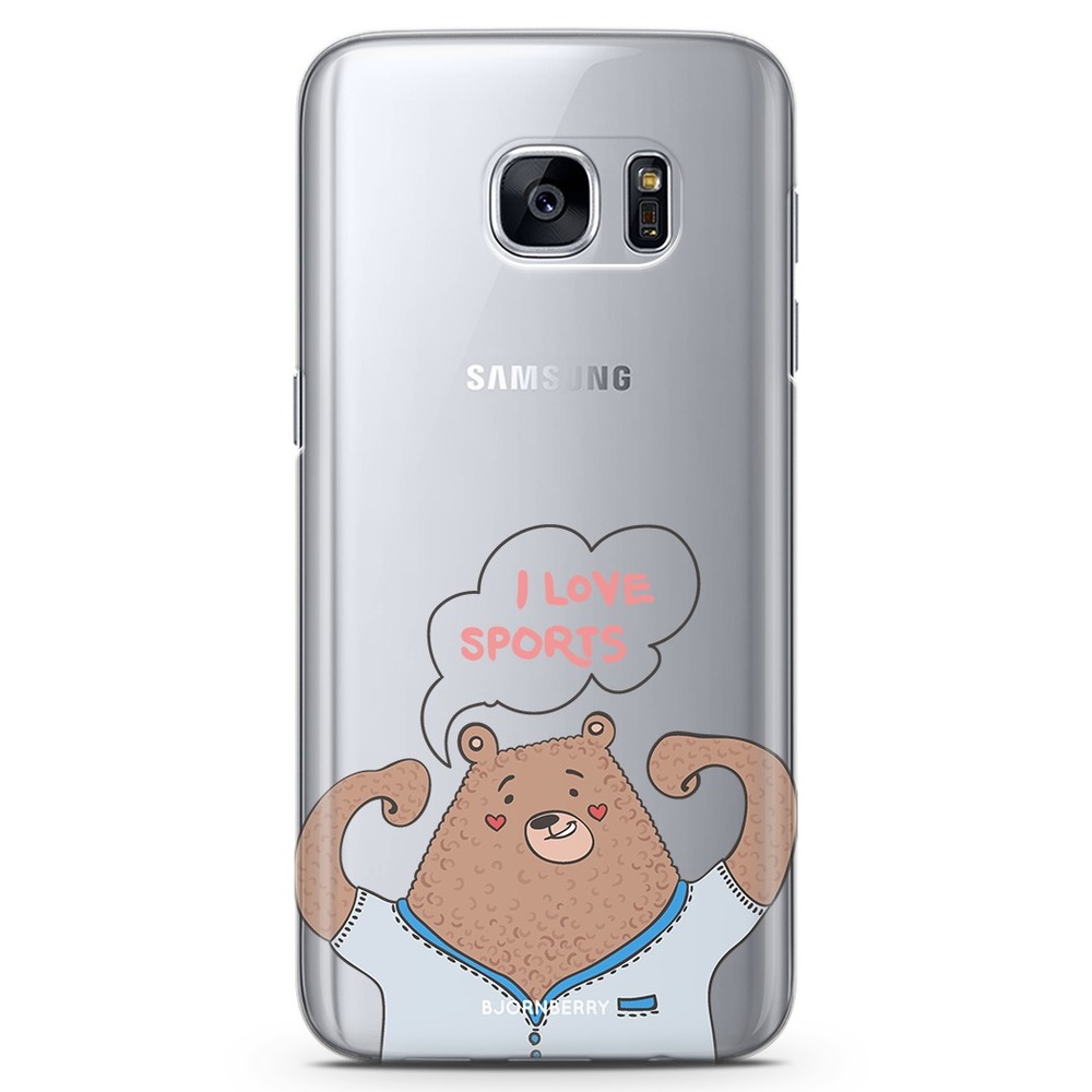 Samsung Galaxy S7 TPU Case - I love sports