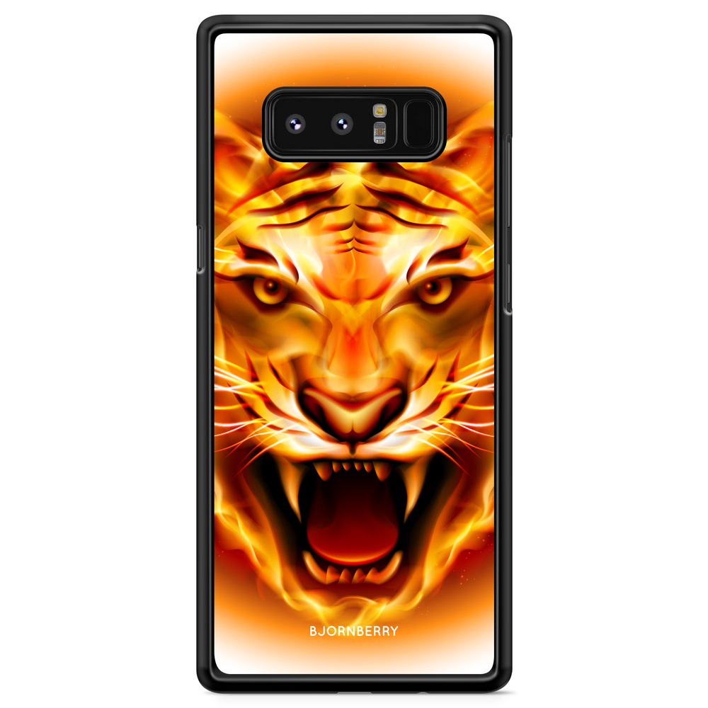 Samsung Galaxy Note 8 Case - Flames Tiger