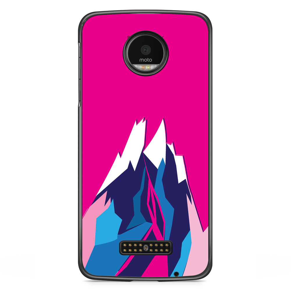 Moto Z2 Play Case - Pink Mountain