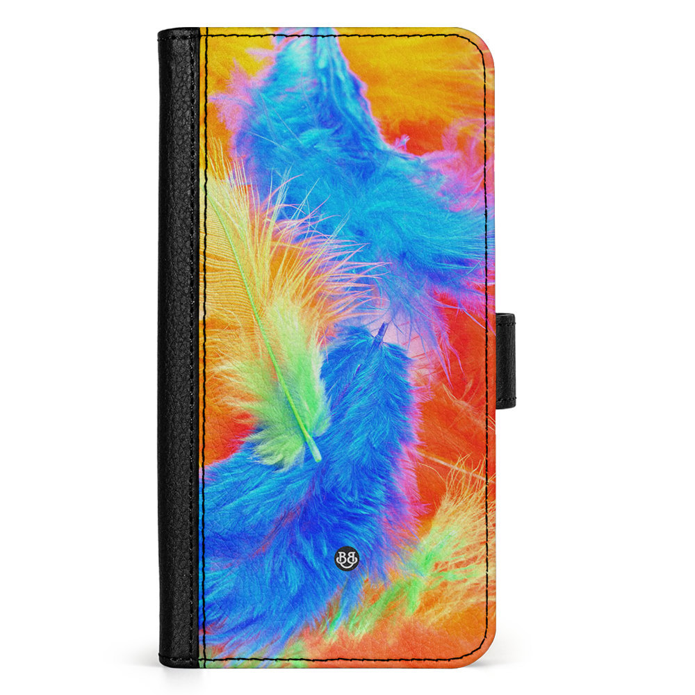 Xiaomi Redmi 10C Wallet Case - Easter Feathers