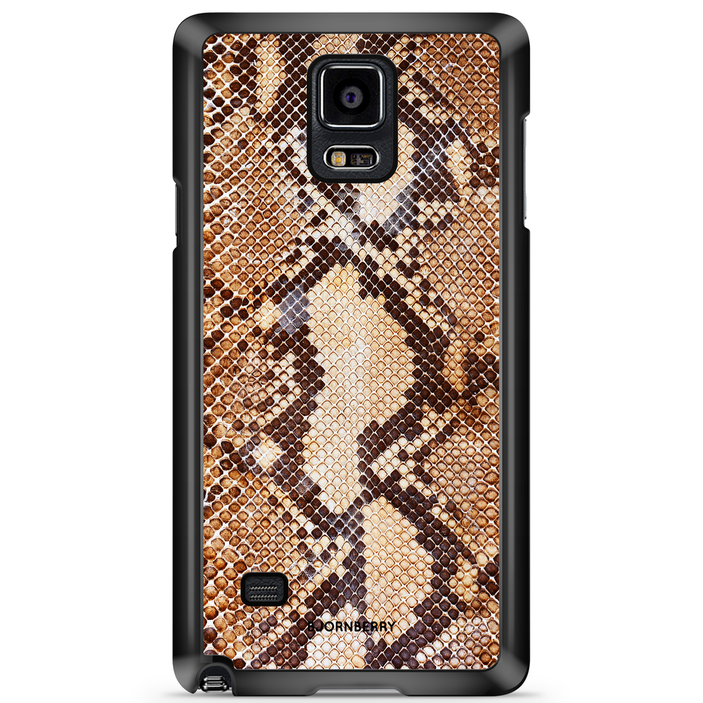 Samsung Galaxy Note 4 Case - Snakeskin Brown