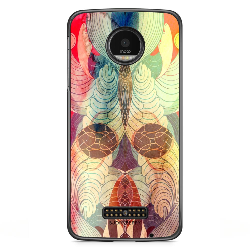 Moto Z2 Play Case - Retro Pattern