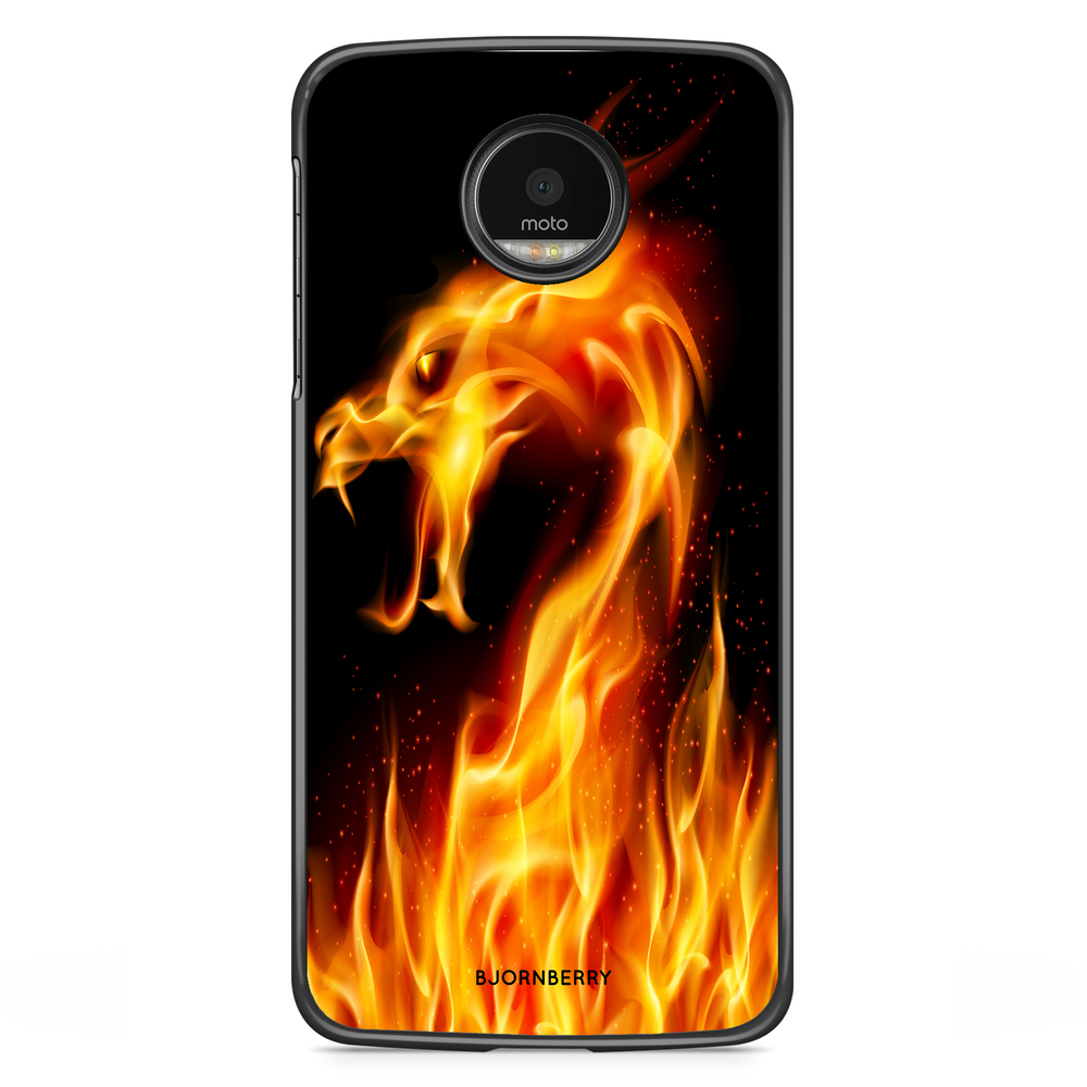Motorola Moto G5S Plus Case - Flames Dragon