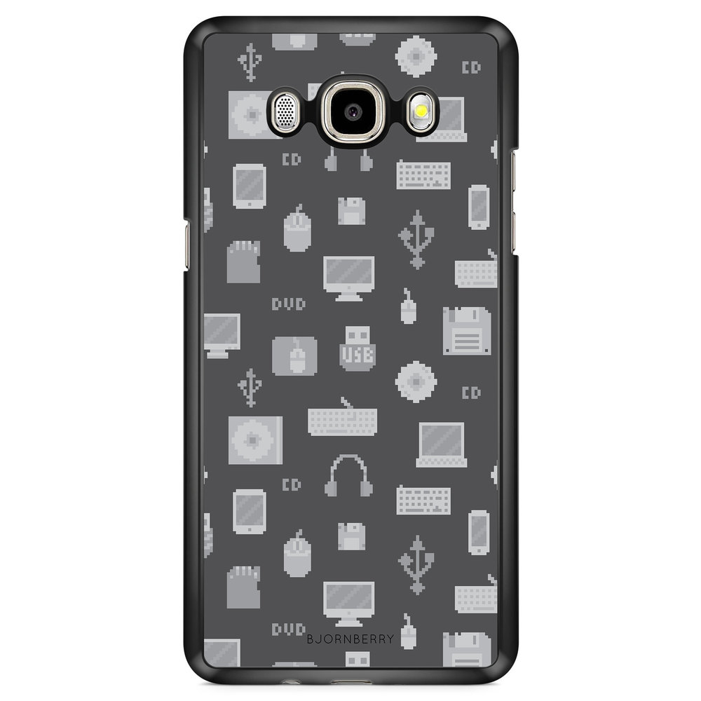 Samsung Galaxy J7 (2016) Case - Pixel Art Computer