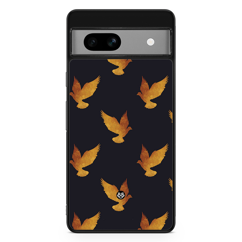Google Pixel 7a Case - Golden Doves