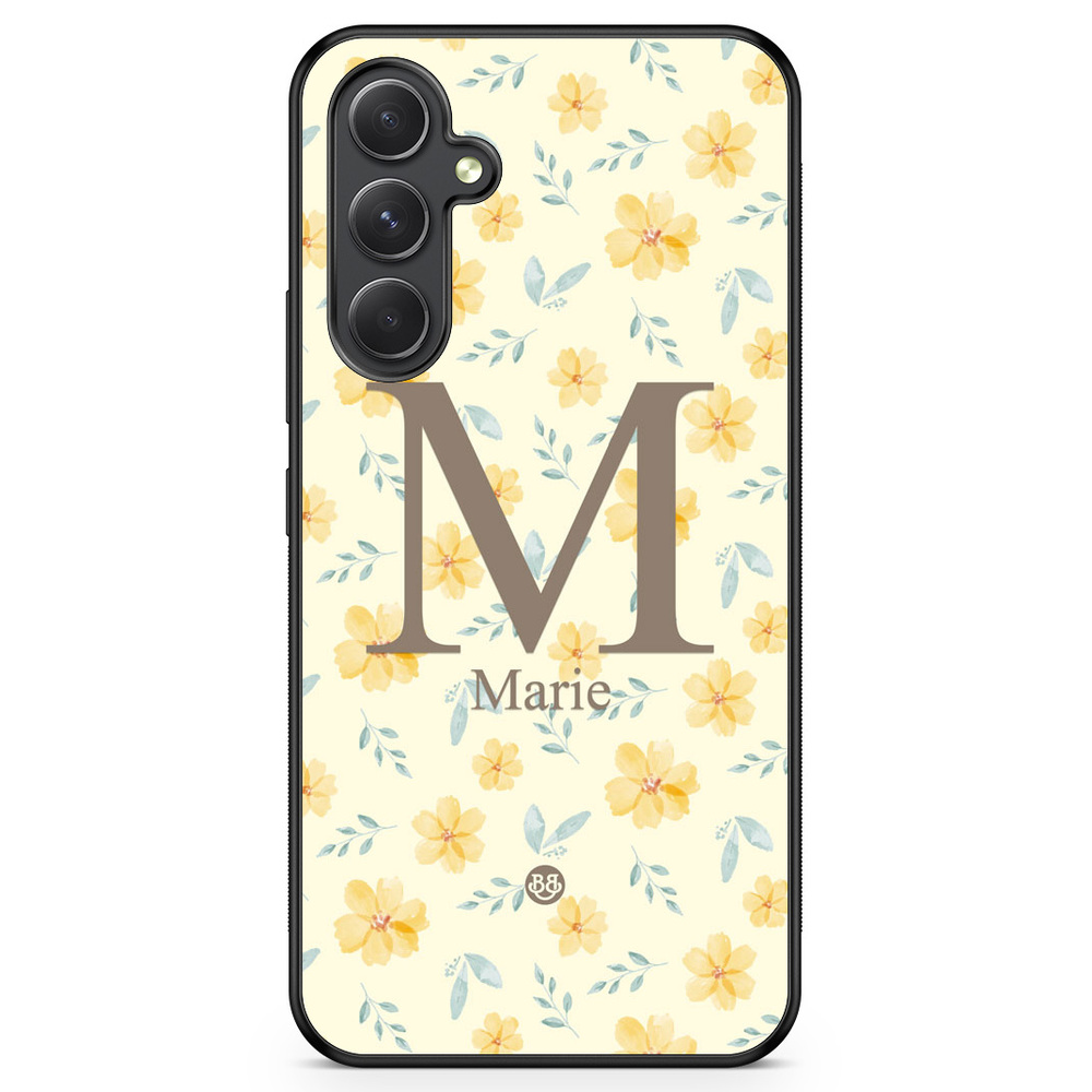 Samsung Galaxy A54 5G Custom Case - AWAKEN - Golden Bloom