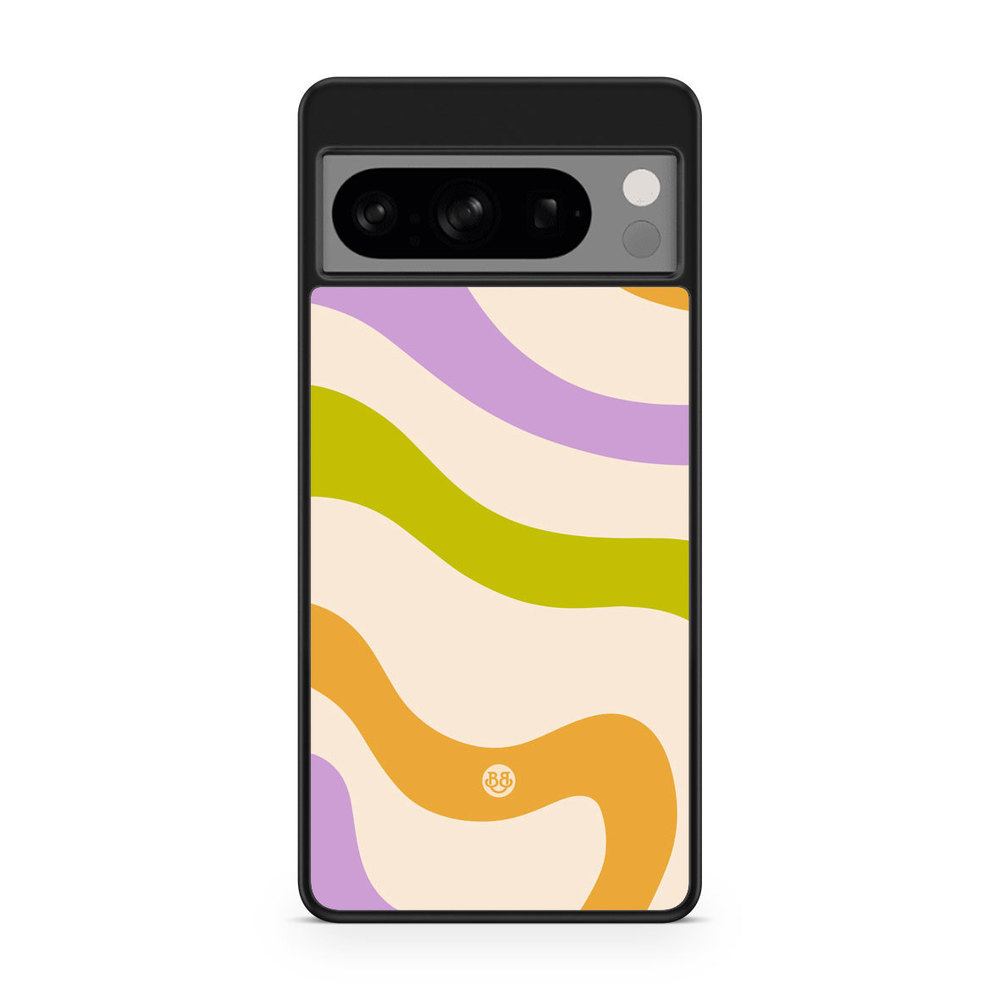 Google Pixel 8 Pro Case - Green/Orange 70s