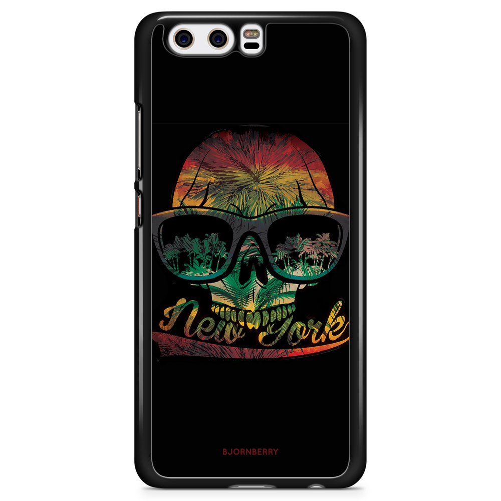 Huawei P10 Plus Case - New York Skull