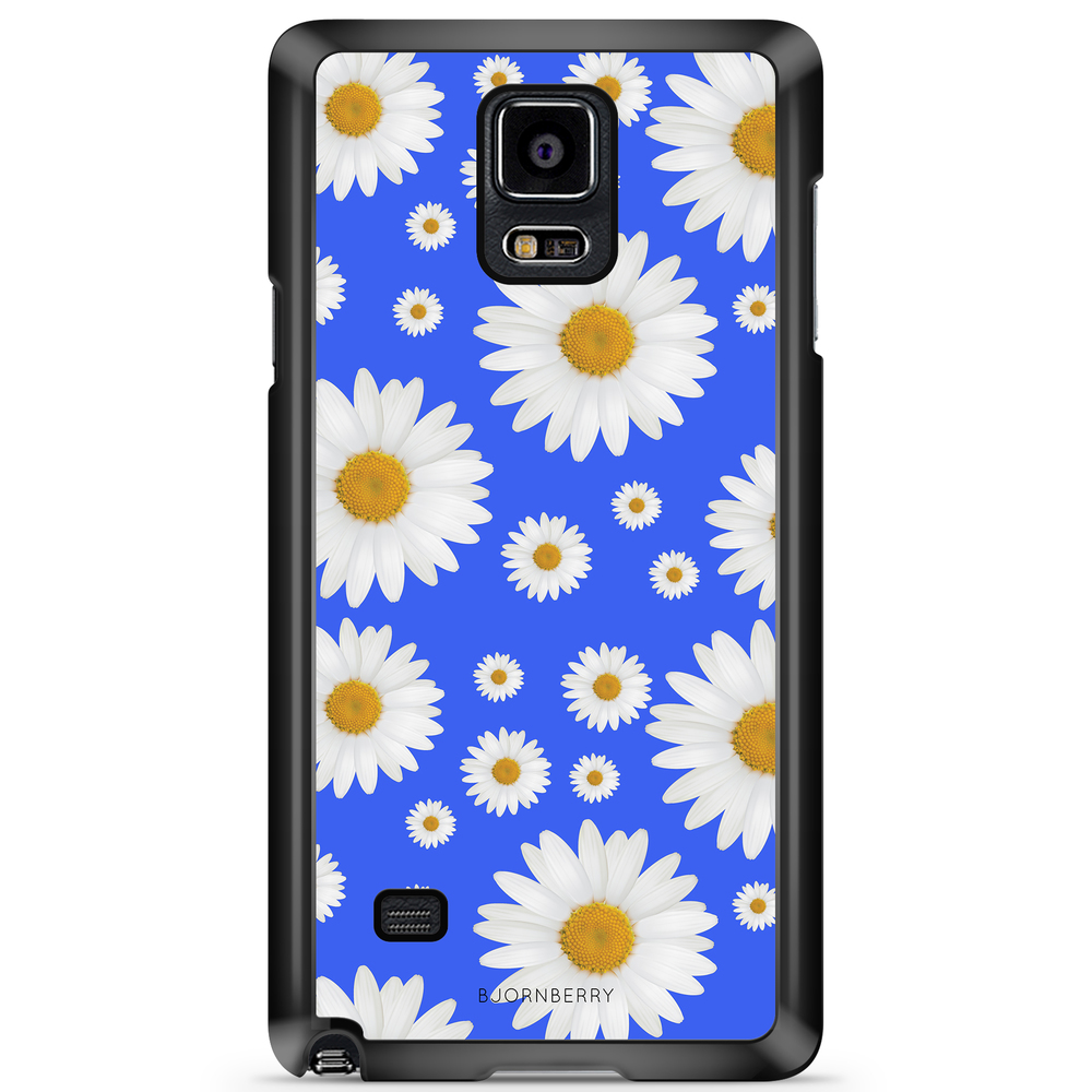 Samsung Galaxy Note 4 Case - Blue Daisy Flowers