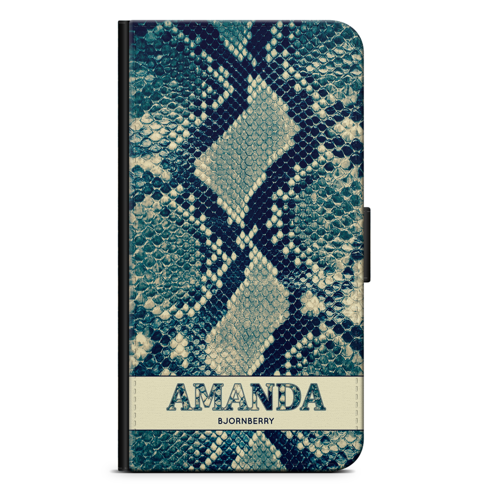 LG G5 Wallet Case Custom - Custom Blue Snake