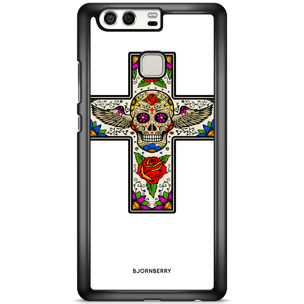 Huawei P9 Case - Skull Cross