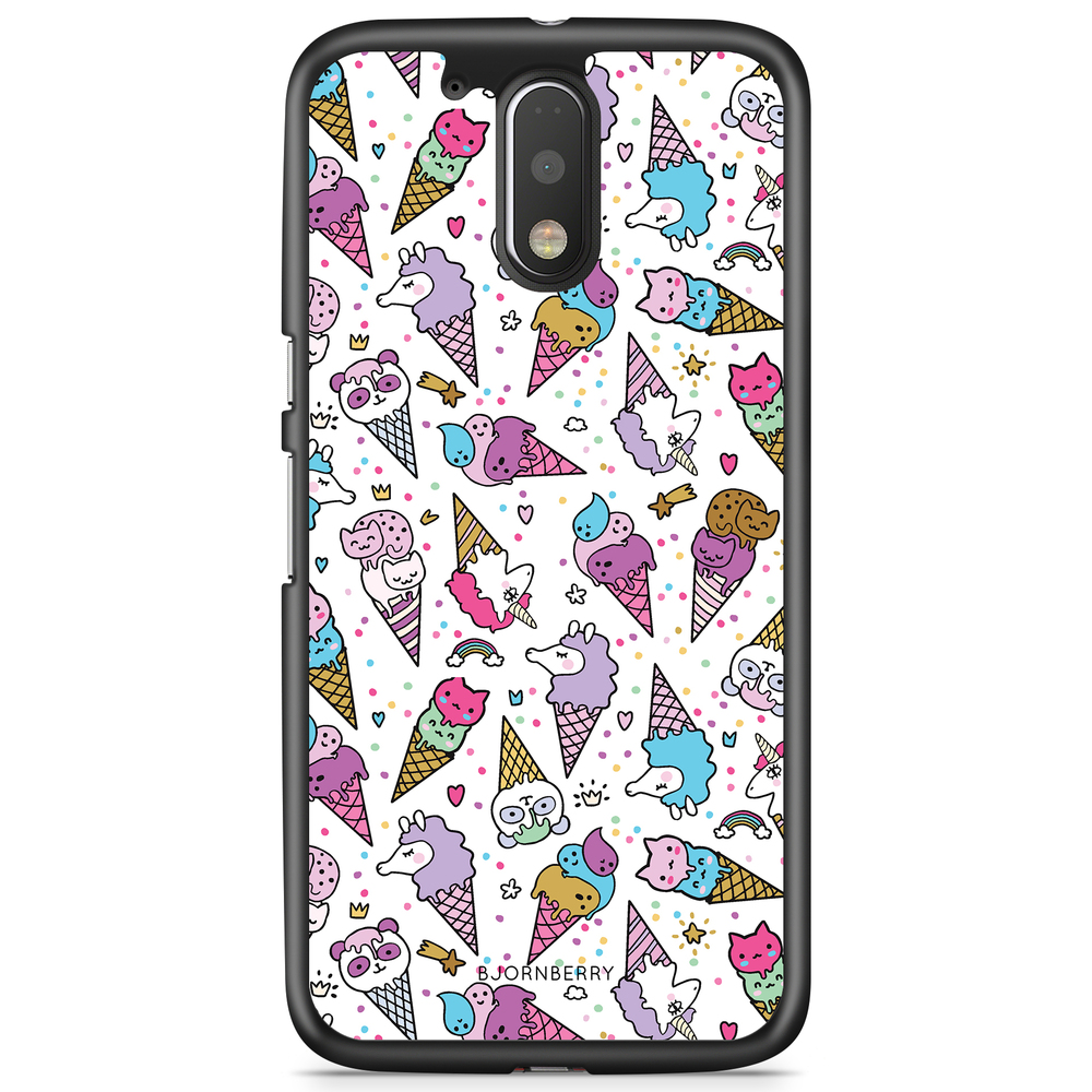 Moto G4/G4 Plus Case - Unicorn Ice Creams