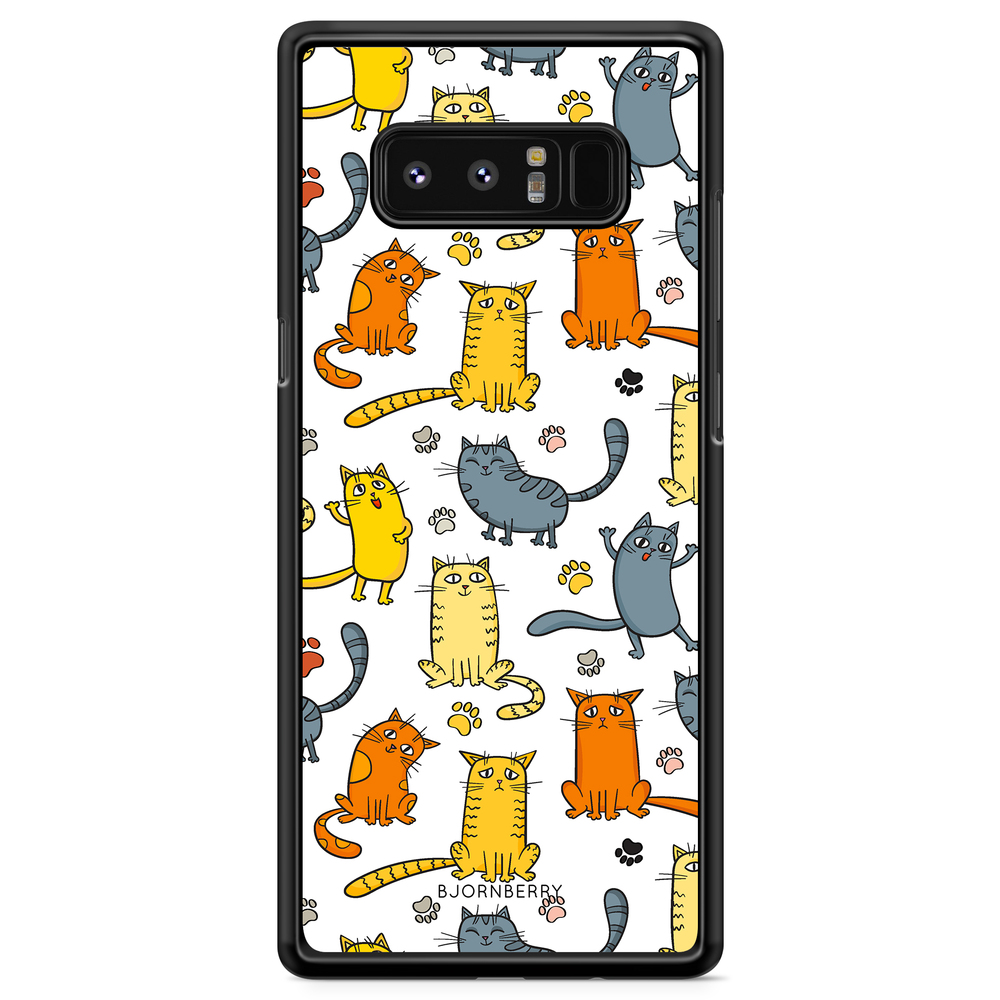 Samsung Galaxy Note 8 Case - Cat Pattern