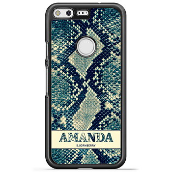 Google Pixel Case Custom - Custom Blue Snake