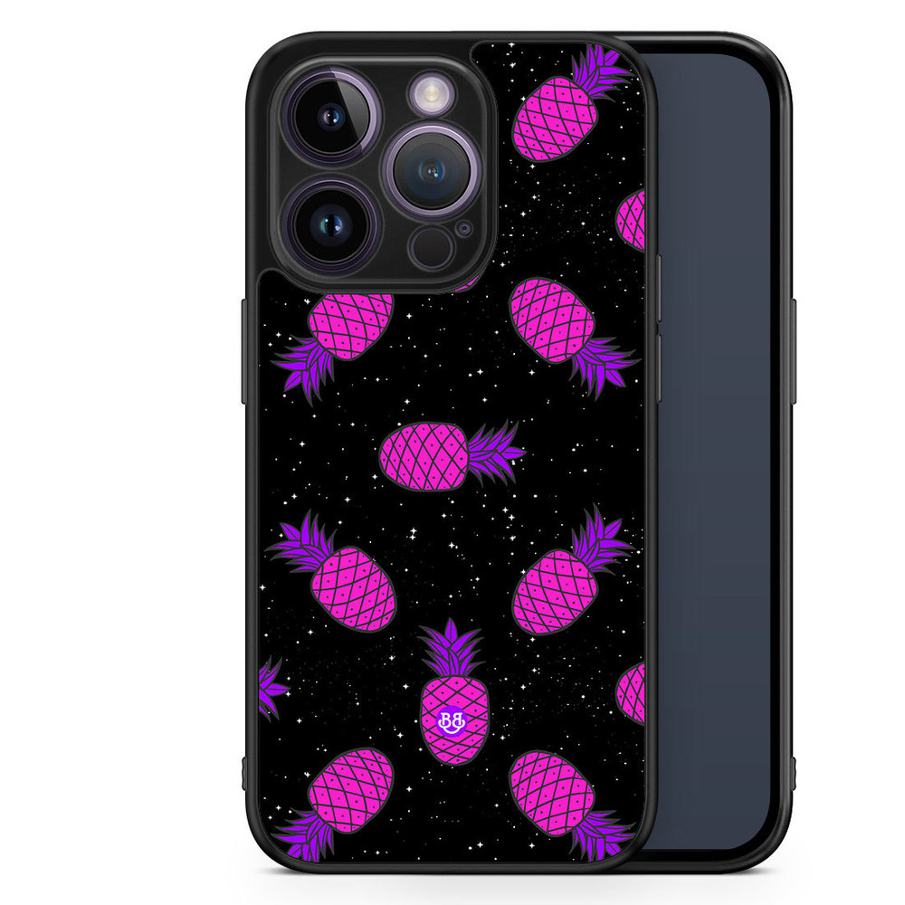 iPhone 14 Pro Case - Space Pineapple