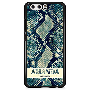 Huawei P10 Plus Case Custom - Custom Blue Snake