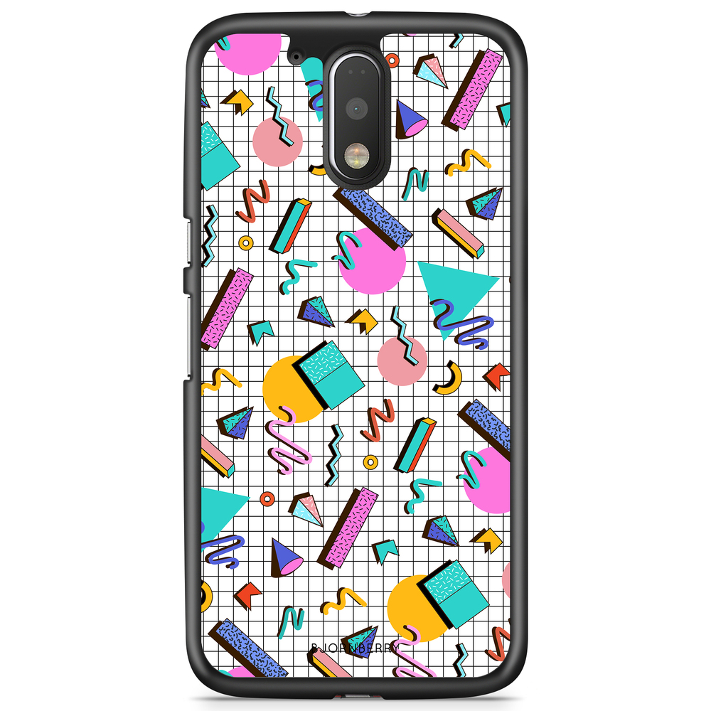 Moto G4/G4 Plus Case - 80s Pattern