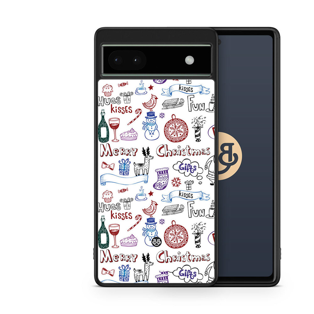 Google Pixel 6a Case - Merry Christmas