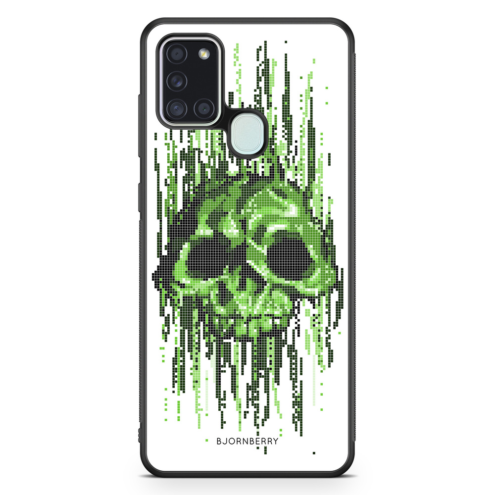 Samsung Galaxy A21s Case - Data Virus Skull
