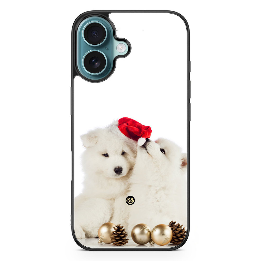 iPhone 16 Case - Christmas Dogs