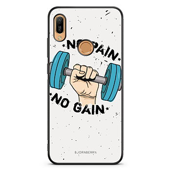 Huawei Y6 2019 Skal - No Pain No Gain