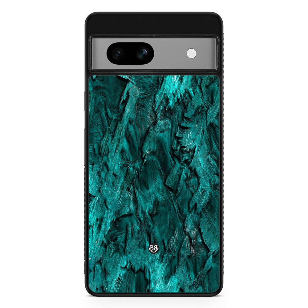 Google Pixel 7a Case - Green Crystal