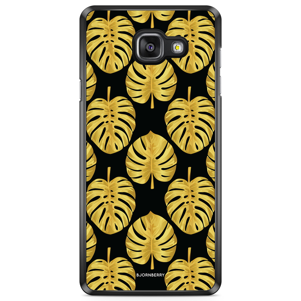 Samsung Galaxy A5 6 (2016) Case - Gold Monstera