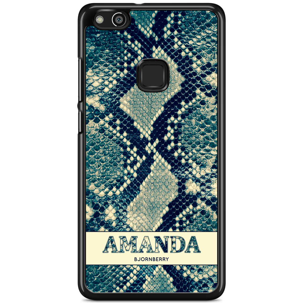 Huawei P10 Lite Case Custom - Custom Blue Snake