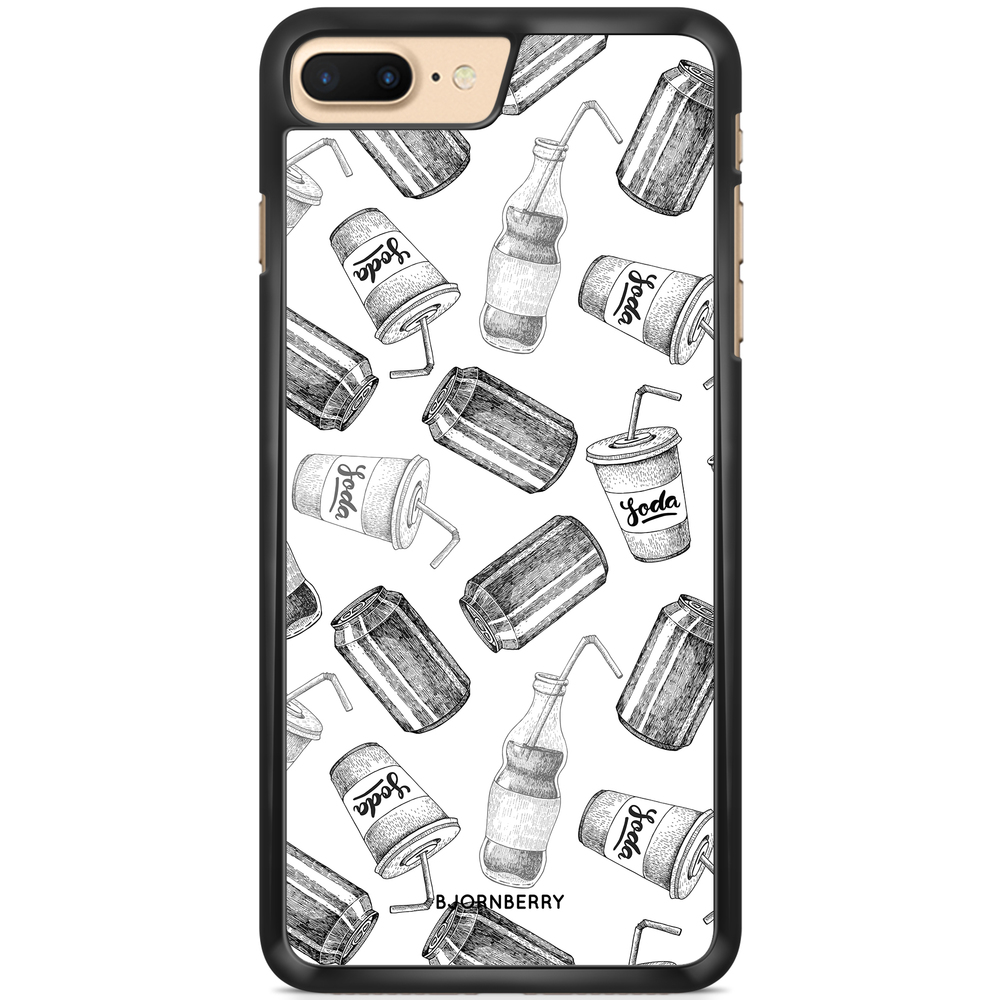 iPhone 7 Plus Case - Soda Black & White
