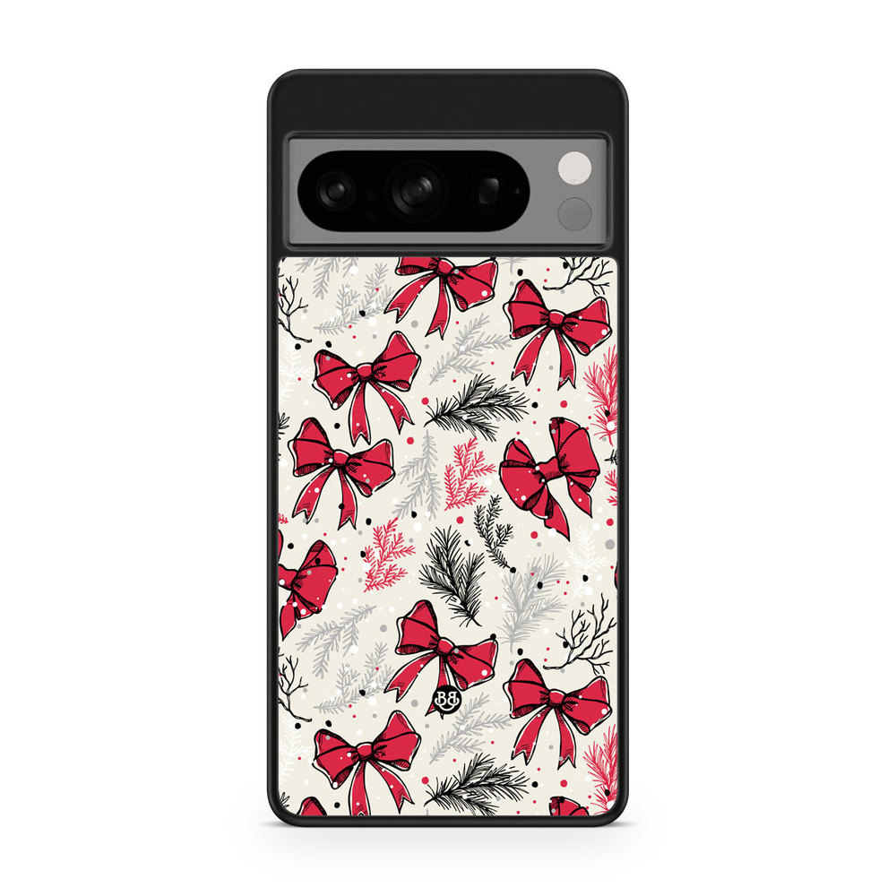 Google Pixel 8 Pro Case - Christmas Bows